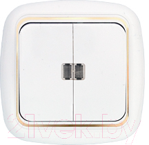 Выключатель Bylectrica Гармония Люкс С5 10-207 з - фото