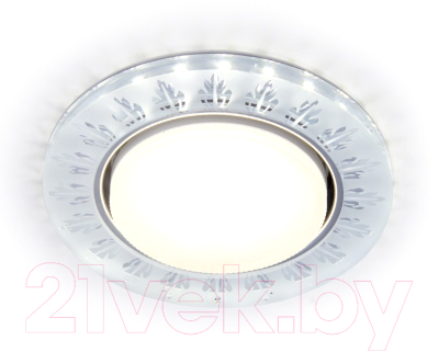 Точечный светильник Ambrella G222 CL/FR GX53+3W - фото