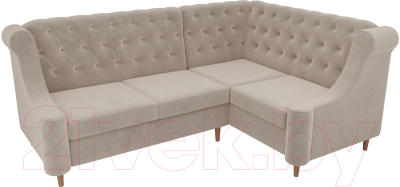 Уголок кухонный мягкий Mebelico Бронкс 236 правый / 104567