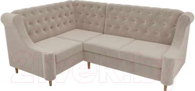 Уголок кухонный мягкий Mebelico Бронкс 236 левый / 104567