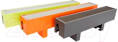 Конвектор напольный Новатерм НТ-Н-14/19/080 (корпус белый/решетка алюминий)