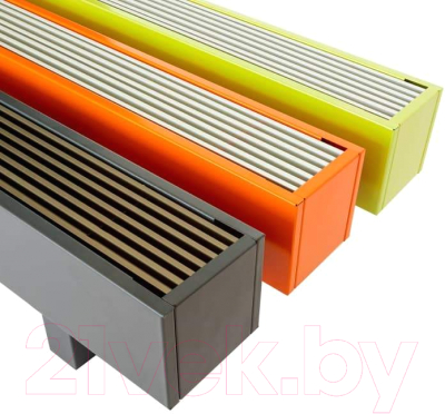 Конвектор напольный Новатерм НТ-Н-14/19/080 (корпус белый/решетка алюминий)