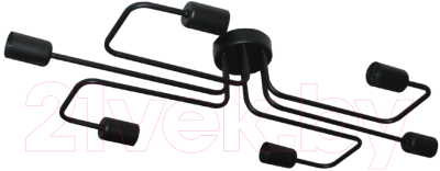 Люстра Элетех Фрейм 161 НПБ 01-6х60-105 Е27 / 1005404276 - фото