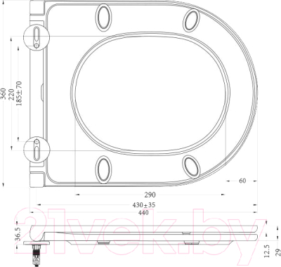 Сиденье для унитаза BelBagno BB870SC