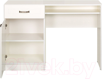Туалетный столик Mobi Ливерпуль 12.46 (белый/ясень ваниль НМ-1012-100 ПВХ)