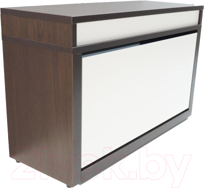 Тумба для обуви Элана 1к.80 (венге магия/белый) - фото