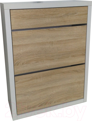 Тумба для обуви Элана 2.70ш (белый/дуб сонома) - фото