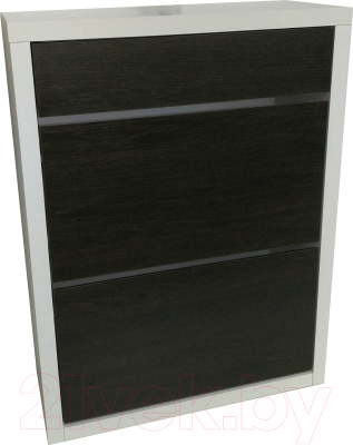 Тумба для обуви Элана 2.70ш (белый/венге магия) - фото