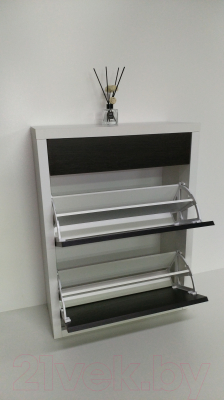 Тумба для обуви Элана 2.70ш (белый/венге магия)