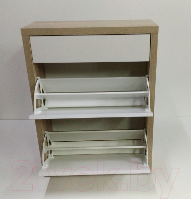 Тумба для обуви Элана 2.70ш (дуб сонома/белый)