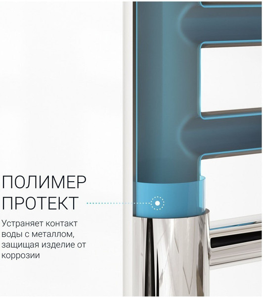 Полотенцесушитель водяной Маргроид Вид 10 Премиум 80x50