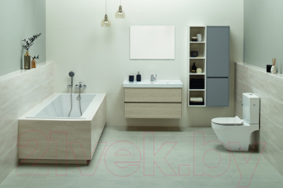 Ванна акриловая Cersanit Crea 180x80 / P-WP-CREA-180NL (без ножек)