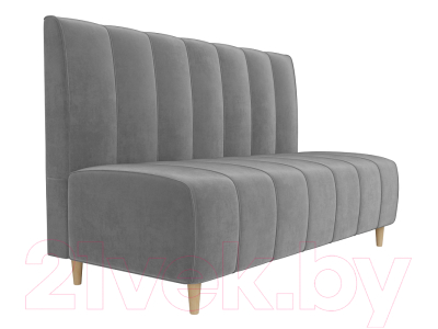 Скамья кухонная мягкая Лига Диванов Ральф 241 / 104137 (велюр, серый)
