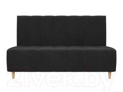 Скамья кухонная мягкая Лига Диванов Ральф 241 / 104139 (велюр, черный)