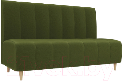 Скамья кухонная мягкая Лига Диванов Ральф 241 / 104141 (микровельвет, зеленый) - фото