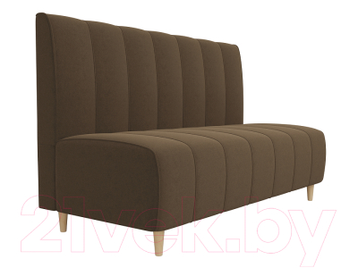 Скамья кухонная мягкая Лига Диванов Ральф 241 / 104142 (микровельвет, коричневый)