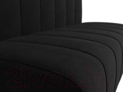 Скамья кухонная мягкая Лига Диванов Ральф 241 / 104144 (микровельвет, черный)
