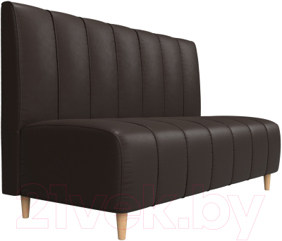 Скамья кухонная мягкая Лига Диванов Ральф 241 / 104150 (экокожа, коричневый)