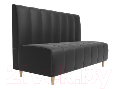 Скамья кухонная мягкая Лига Диванов Ральф 241 / 104151 (экокожа, черный)