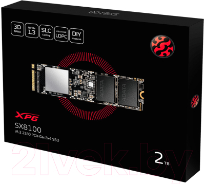 SSD диск A-data XPG SX8100 256GB (ASX8100NP-256GT-C)