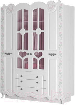 Шкаф Аквилон Розалия №24 (лиственница белая) - фото