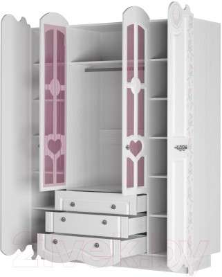 Шкаф Аквилон Розалия №24 (лиственница белая)