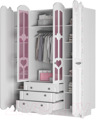 Шкаф Аквилон Розалия №24 (лиственница белая)