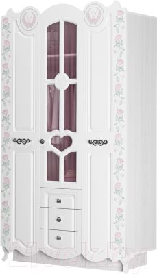 Шкаф Аквилон Розалия №25 (лиственница белая) - фото