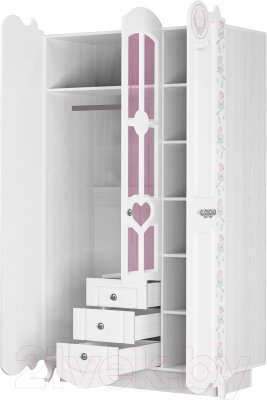 Шкаф Аквилон Розалия №25 (лиственница белая)