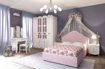 Письменный стол Аквилон Розалия №12.2 (лиственница белая)