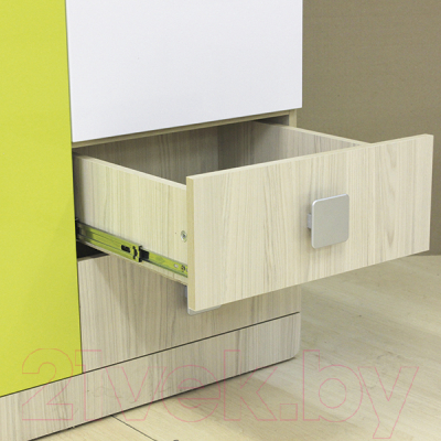 Шкаф Аквилон Стиль №2 (туя светлая/лайм)