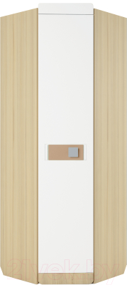 Шкаф Аквилон Стиль №3 (туя светлая/кофе с молоком) - фото