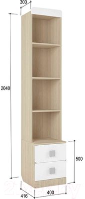 Стеллаж Аквилон Стиль №5.2