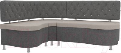 Уголок кухонный мягкий Лига Диванов Вегас 243 левый / 105185 - фото