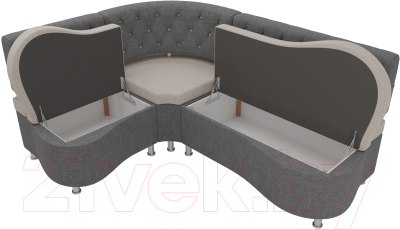 Уголок кухонный мягкий Лига Диванов Вегас 243 левый / 105185