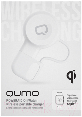 Зарядное устройство беспроводное Qumo PowerAid Qi iWatch WH