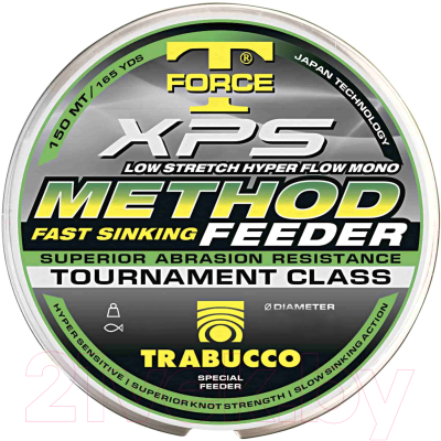 Леска монофильная Trabucco T-Force Xps Method Feeder 0.28.мм 150м / 053-96-280 - фото