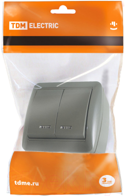 Выключатель TDM Селигер SQ1818-0104