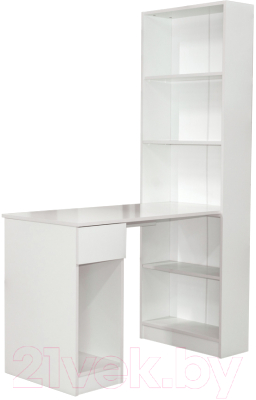 Стол-стеллаж Mobi Лайт 10.01 (белая гладкая 101) - фото