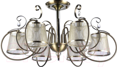 Люстра Freya Simone FR2020-PL-06-BZ / FR020-06-R - фото