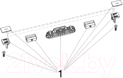 Декоративная накладка для трапа Viega Advantix Vario 711887