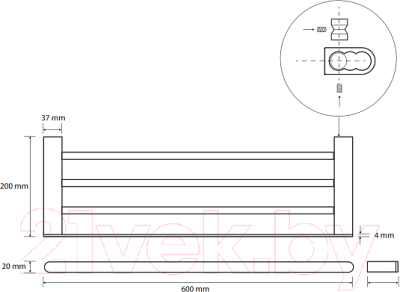 Держатель для полотенца Bemeta Galla 108105080