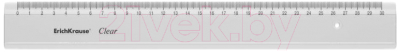 Линейка Erich Krause Clear / 49521 - фото