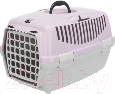 Переноска для животных Trixie Traveller Capri I 39813 (светло-серый/светло-сиреневый) - фото