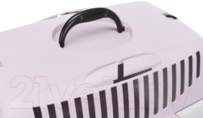 Переноска для животных Trixie Traveller Capri I 39813 (светло-серый/светло-сиреневый)