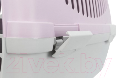 Переноска для животных Trixie Traveller Capri II 39823 (светло-серый/светло-сиреневый)