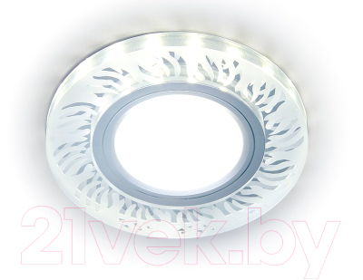 Точечный светильник Ambrella S217 CL/FR GU5.3+3W - фото