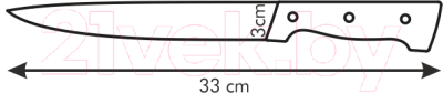 Нож Tescoma Home Profi 880534