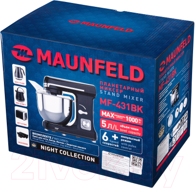 Миксер стационарный Maunfeld MF-431BK