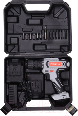 Аккумуляторная дрель-шуруповерт Ресанта ДА-14-2ЛК (75/14/4)